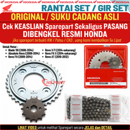 Rantai Gir Set Blade 110 Revo Absolute Revo Fit AT Original AHM Honda 100%