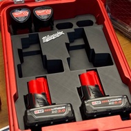 3D Printing Lining Suitable for Milwaukee 8435 Toolbox M12 Battery/Charger Storage