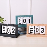 Wooden Flip Calendar/Desktop Desk Calendar/Decorative Ornaments