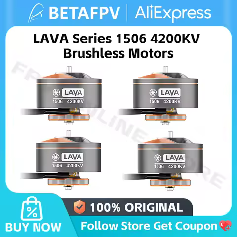 Betafpv LAVA Series 1506 4200KV Brushless Motors for Pavo25 V2 Gemfan D63 3-Blade