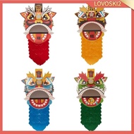 [LovoskiacMY] 1 Piece Lion Material, Chinese Spring Festival, Lion Dance Head,