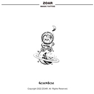 ZOAR  A026 tattoo ลายการ์ตูนน่ารักๆ สติ๊กเกอร์รอยสักสมุนไพร กันน้ำ กันรอย ยาวนาน กึ่งถาวร แสดงสี เหม