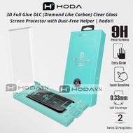 HODA 3D Curved Diamond-Like Carbon Tempered Glass (DLC) – Premium standard for iPhone 16 17 18 Pro M