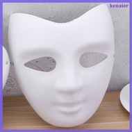 📎 4pcs Unpainted Paper DIY Full Face Blank Drama Masks