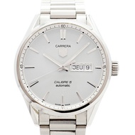 TAG Heuer 豪雅卡萊拉 WAR201B 銀色錶盤男士腕錶