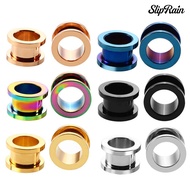 [SR]1Pc Unisex Double Flared Ear Plug Piercing Flesh Tunnel Expander Jewelry Gift