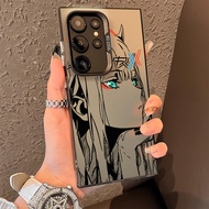 EVA 02 Sketch Micro Matte Hard Phone Case For Samsung S26 Ultra S25 Ultra S24 Ultra S25FE S23 Ultra 