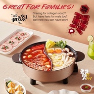 Brand New Yuan Yang Electric Steamboat Hot Pot 5L Cooker Grill. Local SG Stock and warranty !! 