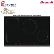 Brandt 80cm 4-Zone Ultraboost horiZone® Induction Hob – BPI184HUX