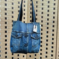 Toe bag denim bag jeans bag shopping bag ladies bag