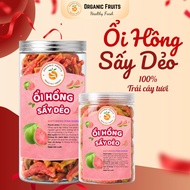 Organic Fruits Dried Pink Guava – Natural Dried Pink Guava, Soft, Delicious, Fruit Snack