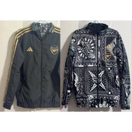 23/24 Arsenal Ian Wright Football Jacket Windbreaker Series Reversible Jacket S-2XL