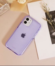 iPhone 12 Pro Max Case Holdit 透明 紫色（全新未開封）