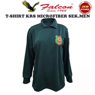 FALCON 308S T-Shirt KRS Sekolah Menengah Jersey Microfiber Lengan Panjang & Dwi-Kolar BARU