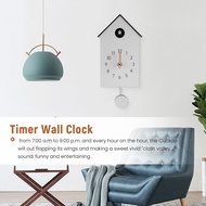 Modern Cuckoo Bird Design Quartz Wall Hanging Clock Timer Quartz Wall Clock for Home Office Decorati