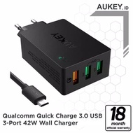 Charger Aukey / Charger Aukey Qualcomm Quick Charge 3.0 42W / chasan
