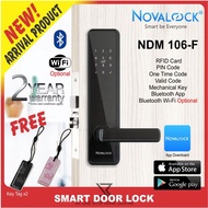 Novalock NDM 106-F Suistable Airbnb Bluetooth Smart Digital Door Lock Wi-Fi optional NDM 106-F