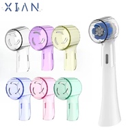 XIANEE 4PCS Electric Toothbrush Caps, Transparent Plastic Toothbrush Heads Dustproof Cover, Convenie