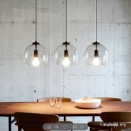 Nordic LED Pendant Light E27 Living Room Dining Room Kitchen Bedroom Bedside Pendant Lamp Modern Gla