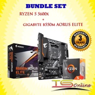 AMD Ryzen 5 3600 / Ryzen 5 5600X / Ryzen 7 5700G AM4 Desktop Processor Bundle With Motherboard