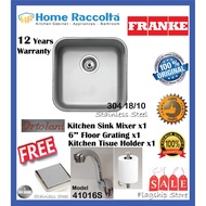 Franke ZRX110B Single Bowl Kitchen Sink
