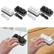 [xdnblun] Mini 3 Key Keypad Convenient Working Office with Data Cable Rounded Corners Game Keyboard 