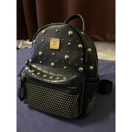 MCM MINI BLACK BAGPACK