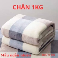 Velvet Snow Fur Blanket, Large size, size 1m7x2m, soft and smooth, no shedding, 2 users.