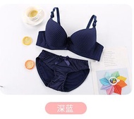 LSLY Bra Set with panty Good Quality Women 38C 40C 42C Cup Bra Wired Fat Hidden Comfortable Thin Cup