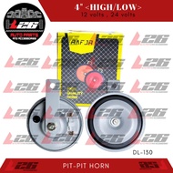 RAFJA 4" Universal Dual Disc Compact Horn 1Set 12 Volts 24 volts 400/335HZ motorcycle truck car