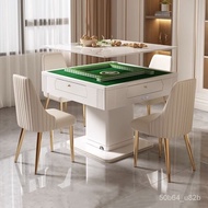 Mahjong Table Rock Plate Tea Table Integrated Three-Purpose Electric Light Luxury Modern Automatic Multi-Functional Dini