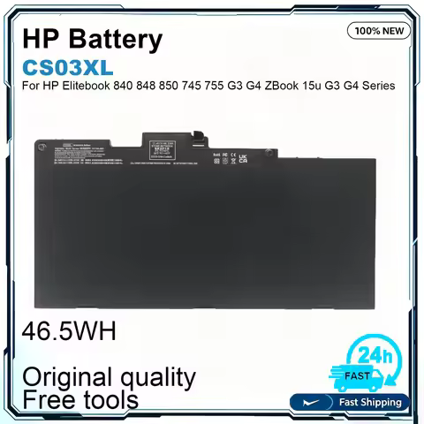 New CS03XL Laptop Battery For HP EliteBook 840 G3 850 G3 745 G4 755 G4 ZBook 15u G3 G4 HSTNN-UB6S 80