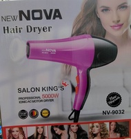 Nova Hair Dryer NV-9032 / Salon kings professional ionic AC motor dryer/5000W