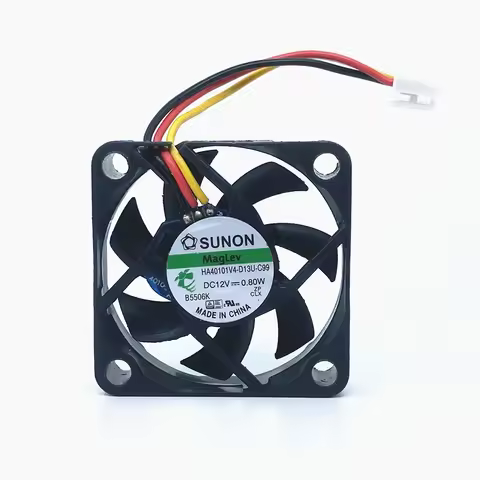 SUNON Maglev 4010 40mm 40x40x10mm Cooling Fan 4CM HA40101V4-D13U-C99 DC12V 0.8W For 3D Printer North