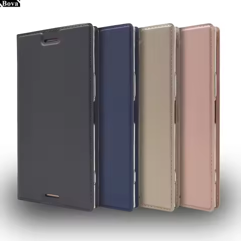 Wallet Case for Sony Xperia XZ Premium XZ1 XZ3 Flip Cover Phone Case Magnetic adsorption Super thin 