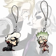 Dr.STONE Mobile Phone Lanyard Xeno Acrylic Pendant Ishigami Senkuu Kawaii Straps Cute Hanging Rope P