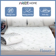Arize Microfiber Flower Beige Mattress Protector 1.1mx2.1m, 1.6mx2.1m, 1.8x2.1m