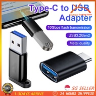 【SG Stock】USB To Type-C Mirco To Type-C/Type-C To USB OTG Converter Type C Adapter USB C Type C to U