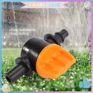✿ CHA ✿  10pcs Barbed Plastic Ball Valves Garden Irrigation Connectors for 4/7mm Hose ★