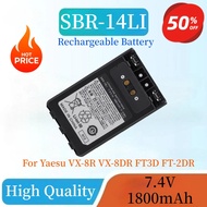 New High Quality SBR-14LI Rechargeable Battery 7.4V 1800mAh 13.32Wh for Yaesu VX-8R VX-8GR VX-8DR FT