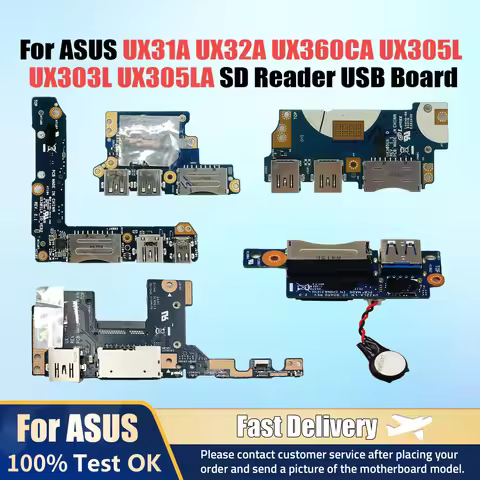 For Asus UX31A UX32A UX360CA UX305L UX303L UX305LA UX305U UX305UA UX303UB UX301L UX301LA SD Reader U