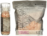 Westlab Himalayan Pink Salt - 4oz. Grinder with Free 1lb Refill Pouch (Coarse)