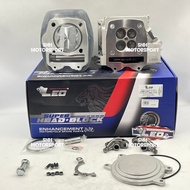 LEO Racing Super Head 4 Valve + Super Block Combo Set For SRL115 FI