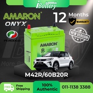 [FREE INSTALLATION] M42L | 60B20L AMARON ONYX Car Battery | EFB Stop-start