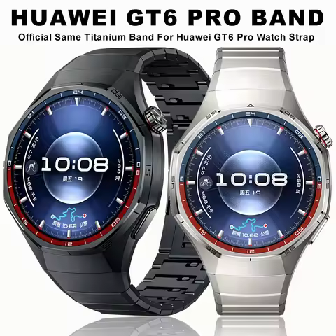 Original No Gaps Luxury Titanium Strap for Huawei Watch GT 6 Pro Metal Bracelet for Huawei Watch GT6