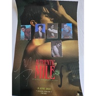 My Signature Poster And Limited Card From Mile Authentic 1st Solo Concert.