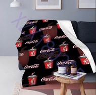 Coca Art Cola Cool CokeS xzx180305 Throw Blanket Fuzzy Warm Throws For Winter Bedding 3D Printing Soft Micro Fleece Blanket 14