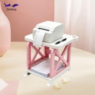 [Simhoa] Desktop Printer Stand Desktop Printer Table Shelf for Desk Home Fax Machine