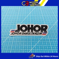 JOHOR JOHOR DARUL TA'AZIM STICKER / M330