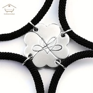 Sun Four-leaf Clover Magnetic Best Friendship Bracelets For 4pcs Women Men Magnet Heart Best Friend 